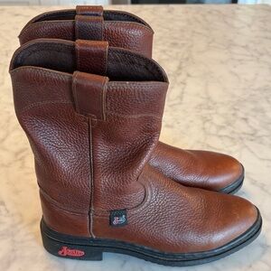 Justin Boots Women’s Rich Brown Work / Western Boots Size 6